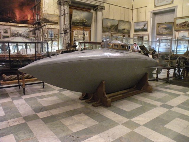 Łódź podwodna Stefana Drzewieckiego, Centralne Muzeum Wojenno-Morskie w Petersburgu