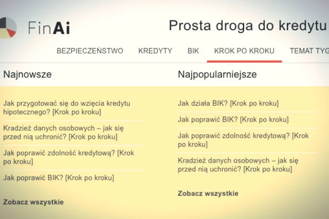Na stronie start-upu może znaleźć cały szereg porad