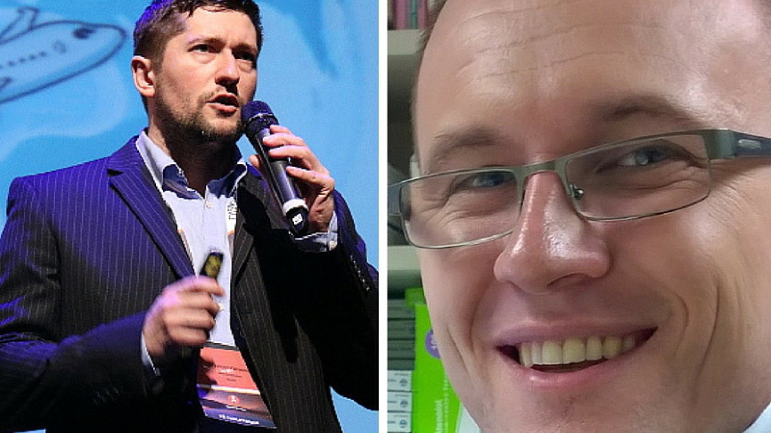 Z lewej strony Krzysztof Kanawka, założyciel jednego z najlepszych startupów kosmicznych w Europie, a także Piotr Merks, twórca lekolepek.