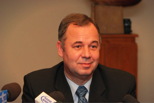 Prezes KGHM Krzysztof Skóra bardzo ceni sobie usługi swojego kierowcy