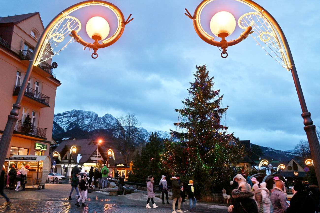 Święta na Krupówkach.