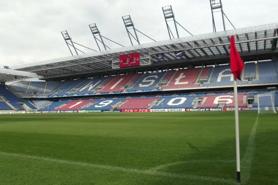 Stadion Wisły Kraków przy ulicy Reymonta 22.