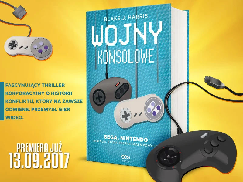 13 września 2017 r. polską premierę będzie wreszcie miała świetnie przyjęta w Ameryce książka ''[url=http://www.empik.com/wojny-konsolowe-harris-blake-j,p1148037640,ksiazka-p]Wojny konsolowe[/url]'', przybliżającą korporacyjny konflikt, który na zawsze od