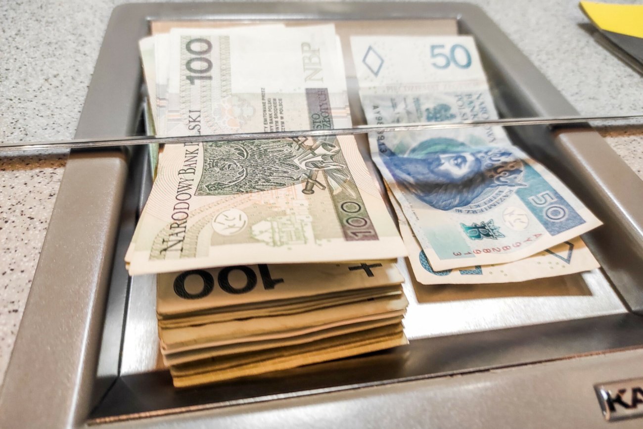 Banknoty polskie.