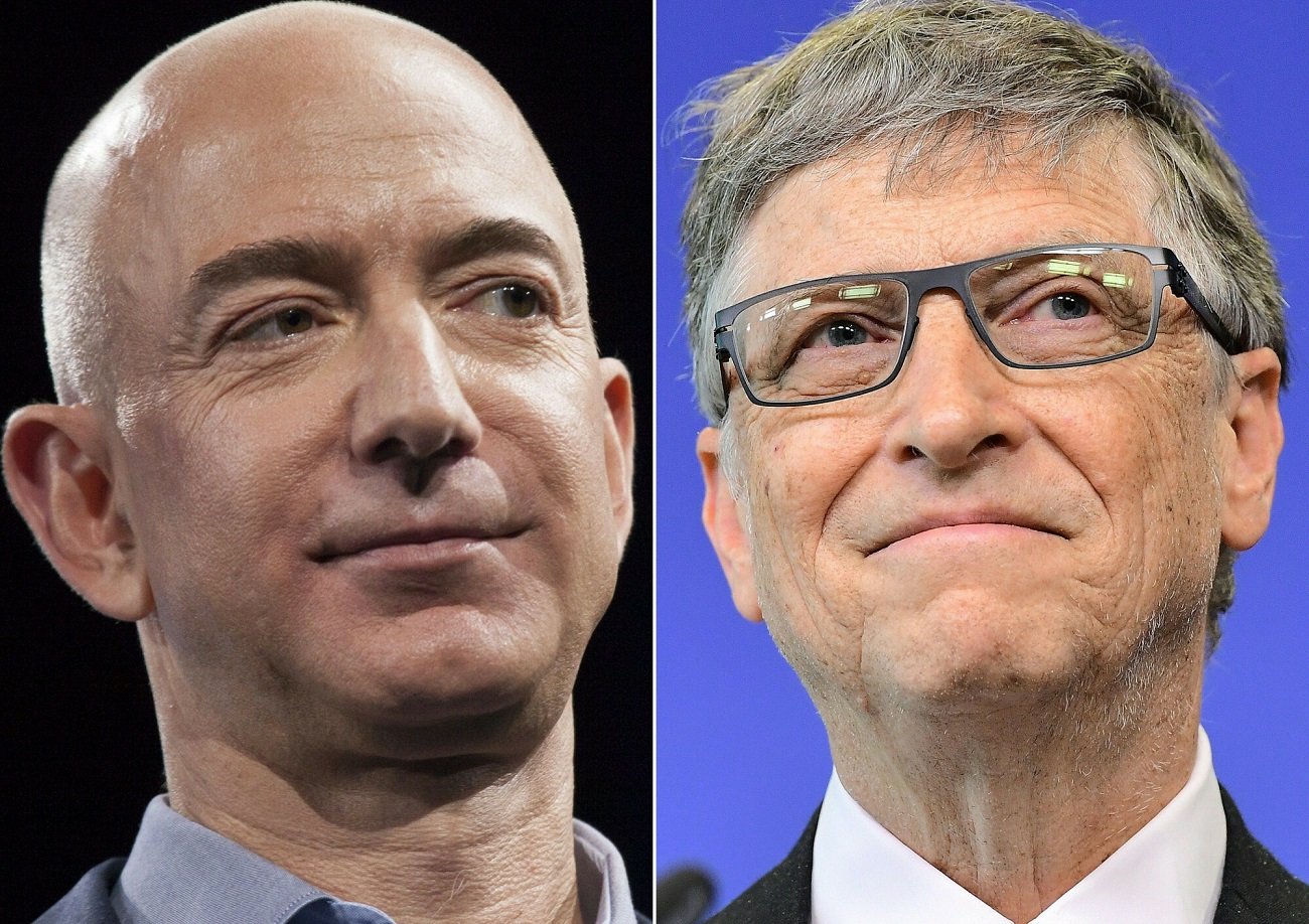 Jeff Bezos, Bill Gates.