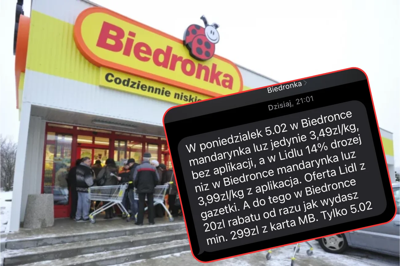 Biedronka zaczęła wysyłać SMS-y klientom już nawet w niedziele