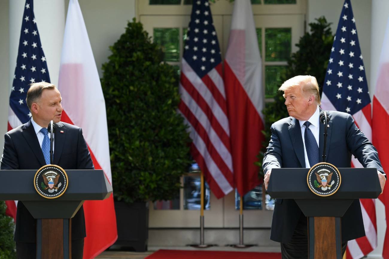 Andrzej Duda i Donald Trump.