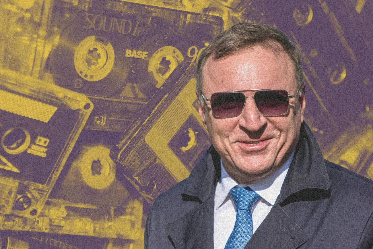 Jacek Kurski i taśmy.