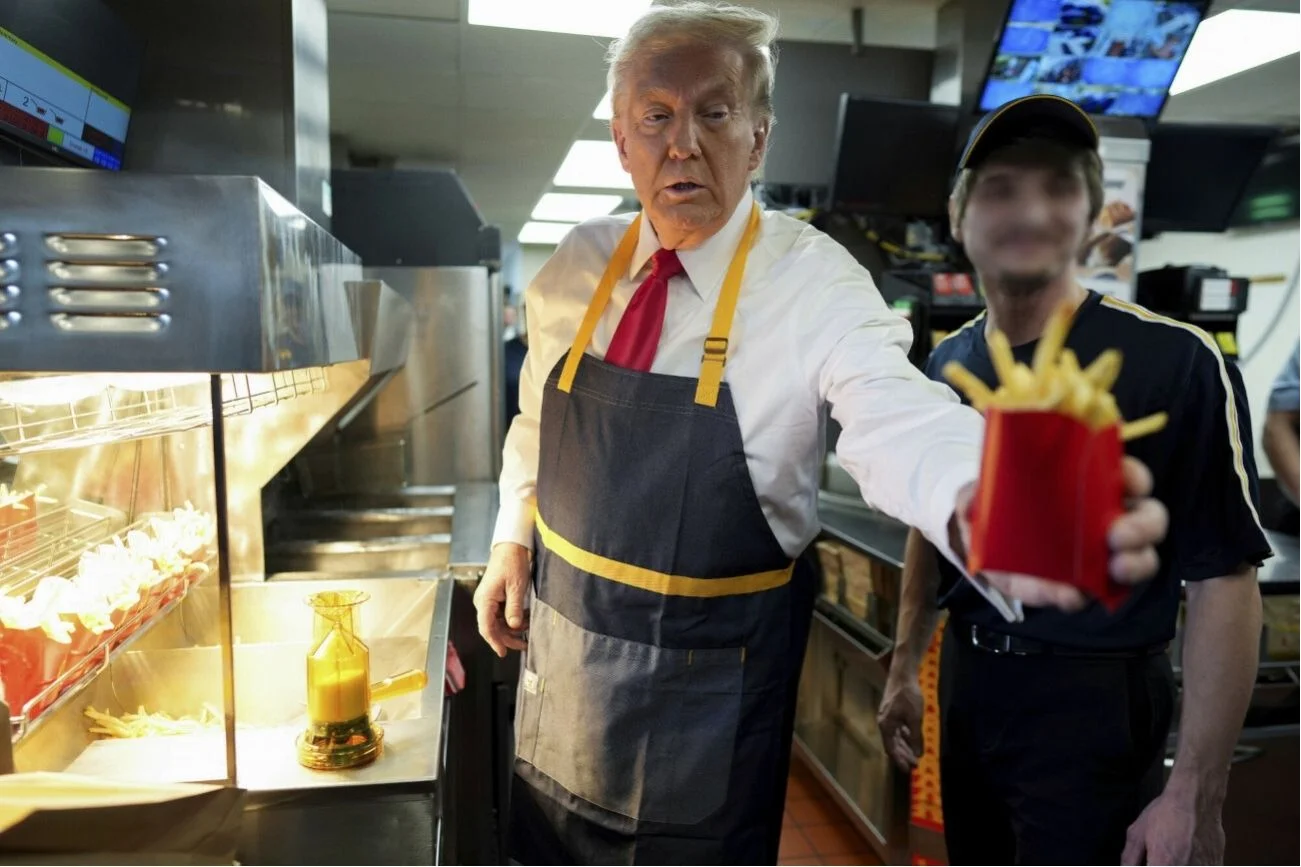 Frytki, które trzymał Donald Trump są warte ponad 40 tys. zł