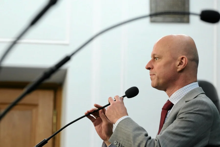 Paweł Szałamacha, były już minister finansów.