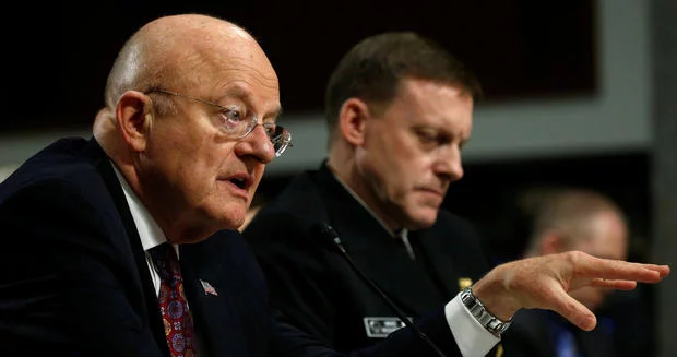 Dyrektor Wywiadu Narodowego James Clapper zeznaje przed Komisją Sił Zbrojnych Senatu USA w sprawie zagrożeń cybernetycznych.