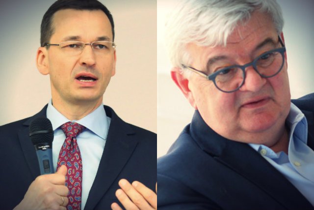 Premier Morawiecki skrytykował chronienie rynku transportowego przez Niemcy, korzystając z obecności na kongresie Joschki Fischera, byłego wicekanclerza Niemiec
