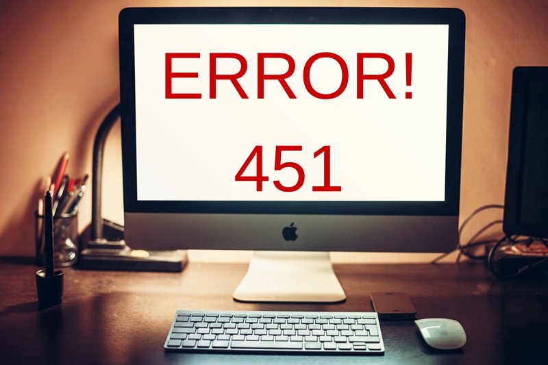 Już wkrótce, gdy będziemy przeglądać internet, ujrzymy nowy kod błędu. Jest on wyznacznikiem współczesnych czasów, w których wszystko podlega kontroli, a absolutna wolność jest tylko mitem