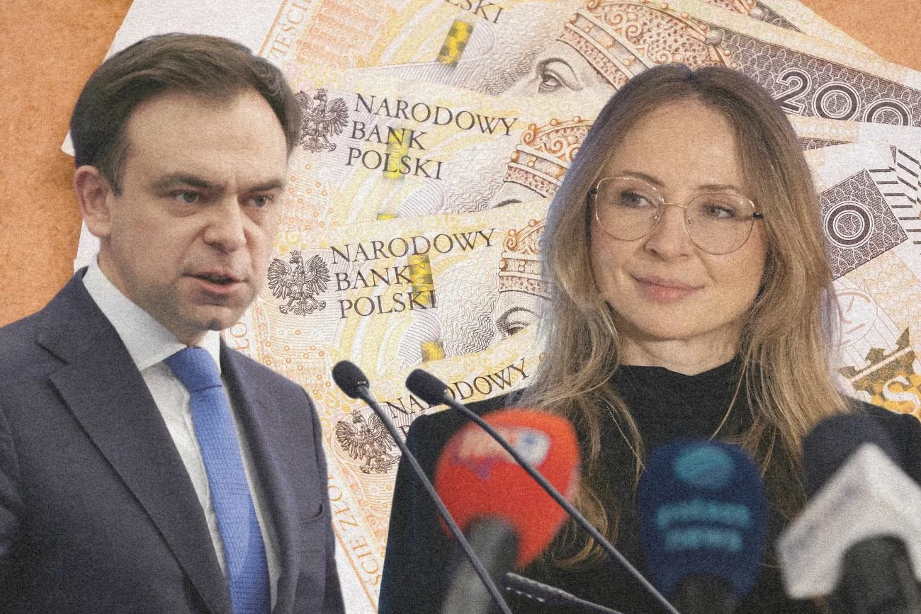 Andrzej Domański i Agnieszka Dziemianowicz-Bąk.