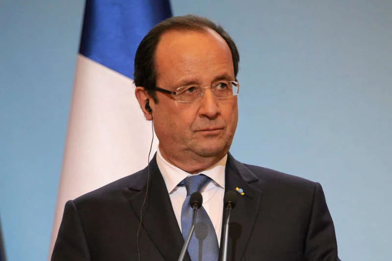 Prezydent Francji Francois Hollande