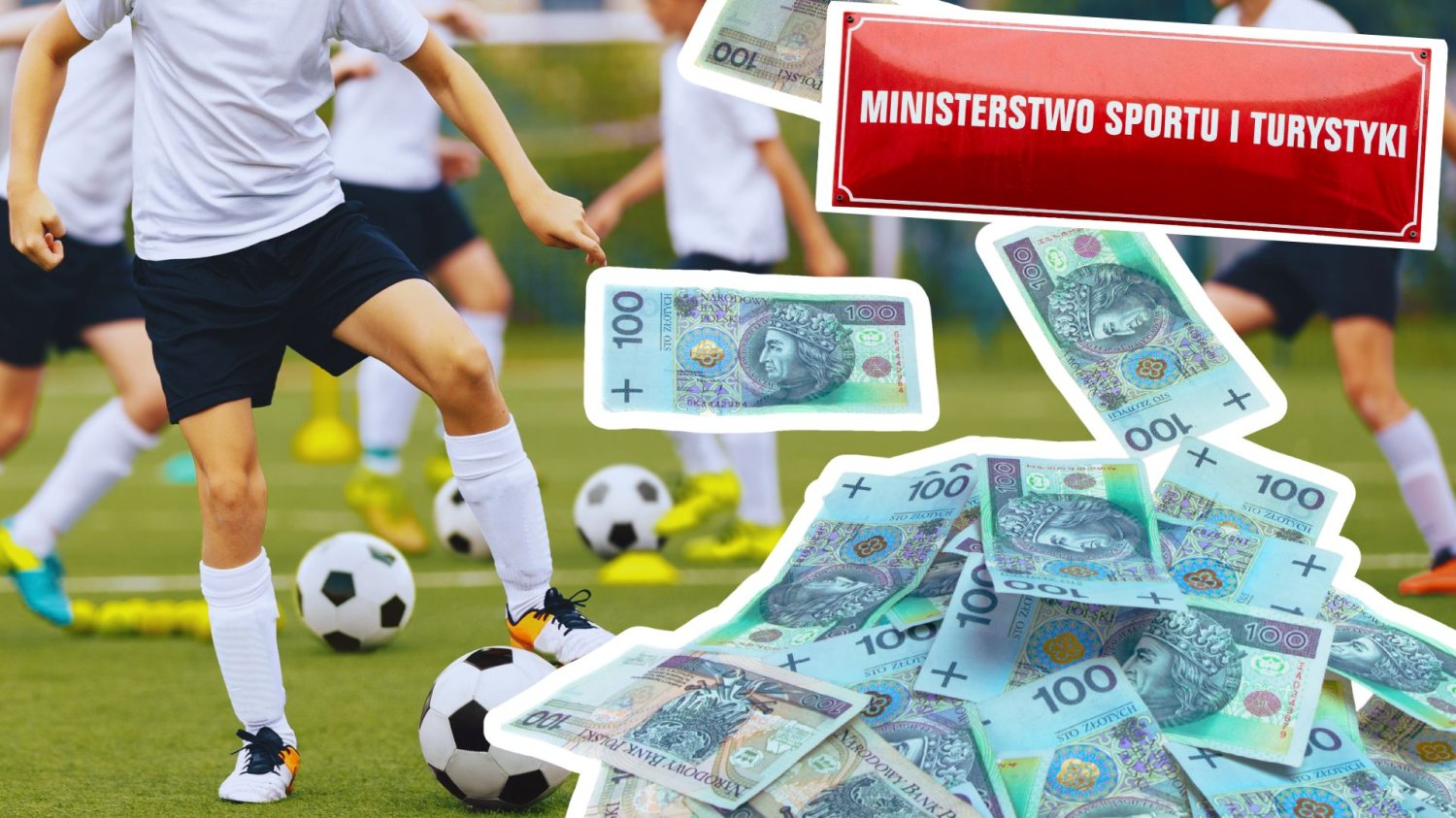 Program KLUB 2026: Ruszył nabór wniosków. Nawet 17 tys. zł dla Twojego klubu sportowego Trening piłki nożnej, tabliczka Ministerstwa Sportu i Turystyki oraz polskie banknoty. Program KLUB 2026: Ruszył nabór wniosków. Nawet 17 tys. zł dla Twojego klubu sportowego