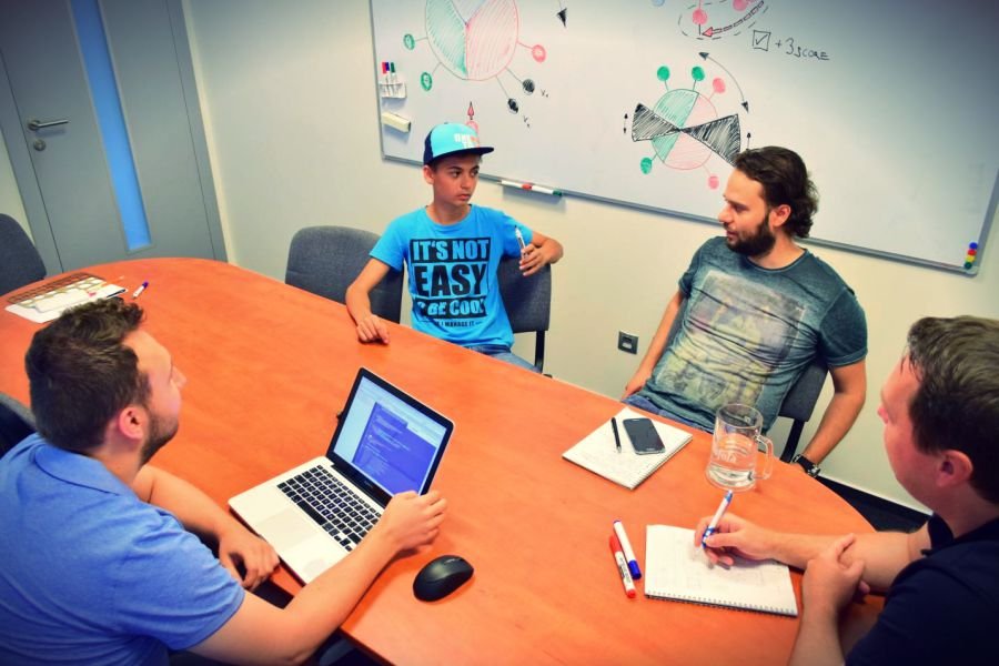 Martin i jego zespół develpoerski.