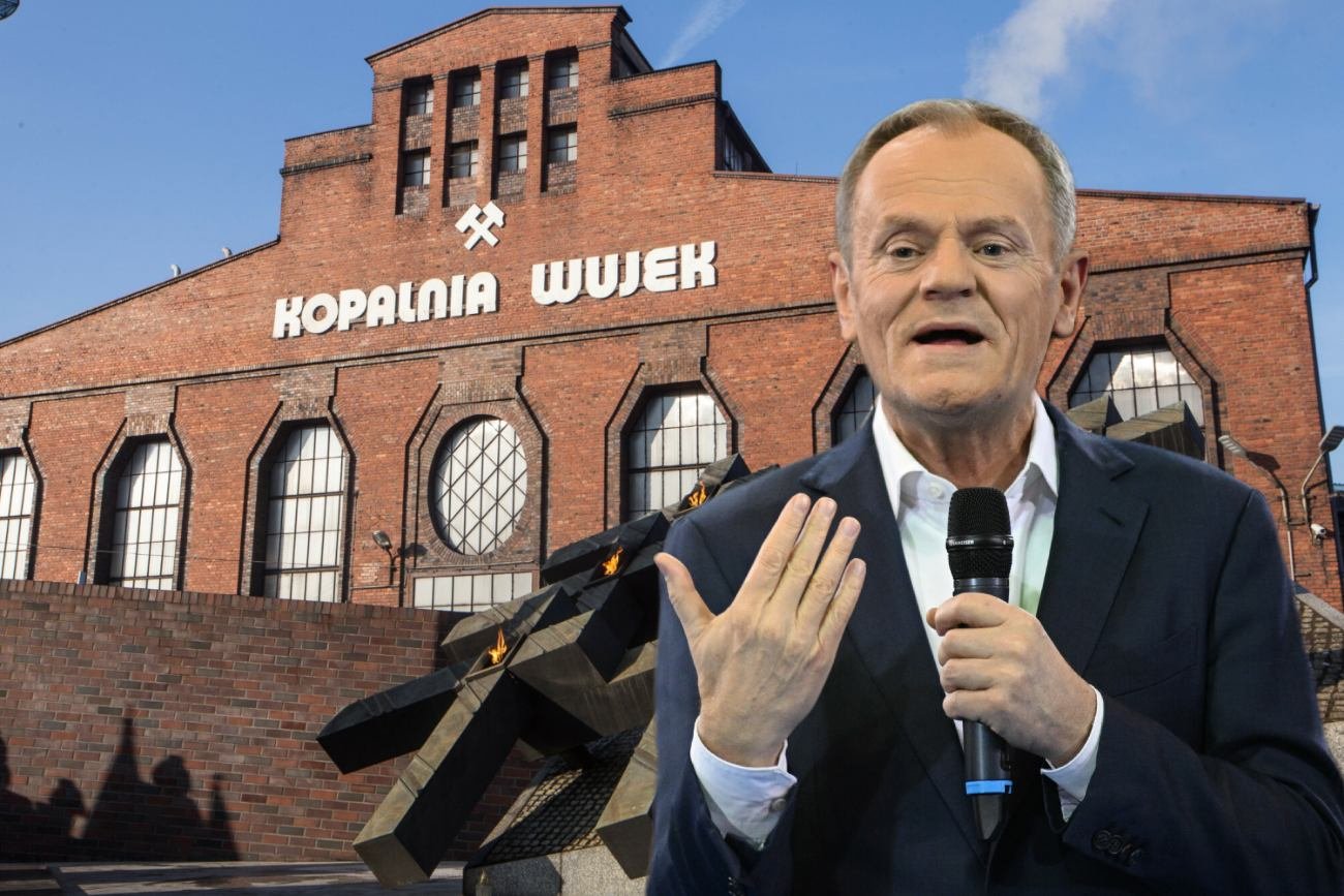 Donald Tusk, Kopalnia Wujek.