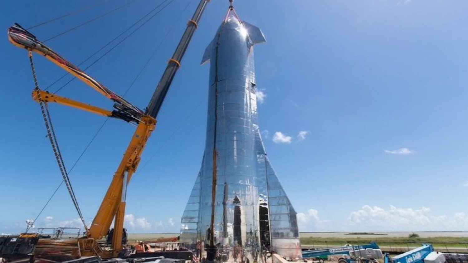 Prototyp statku kosmicznego Starship.