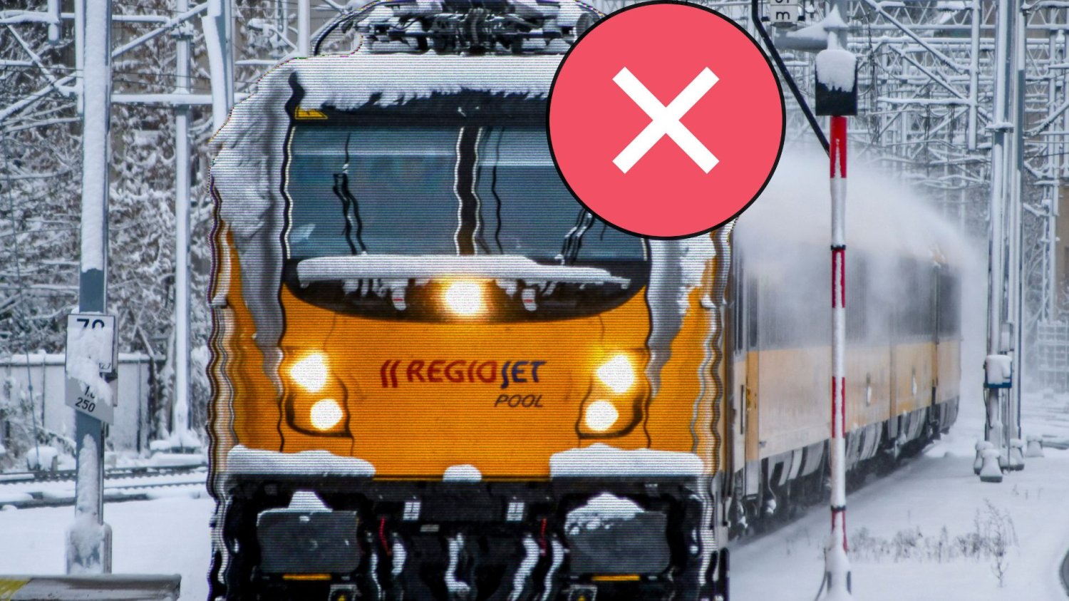 Pociąg RegioJet ze znakiem odwołania. ZZM wskazuje odpowiedzialnego za chaos na kolei
