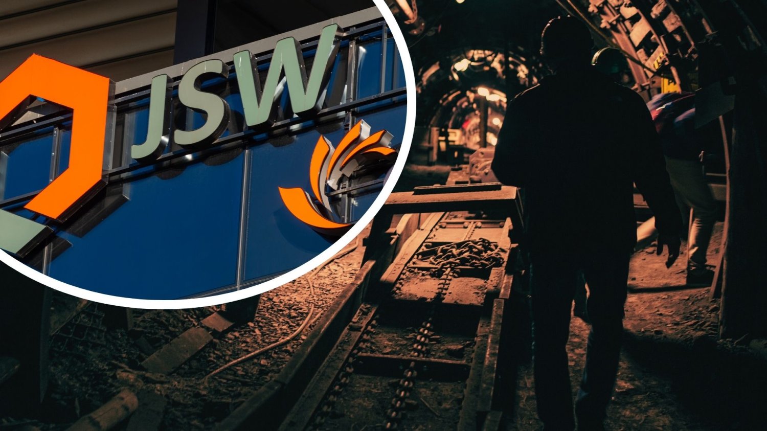 Górnicy z JSW oddali głosy. Pożar w spółce ugaszony Górnik w kopalni i logo JSW. Referendum w JSW. Koniec konfliktu spółki z załogą