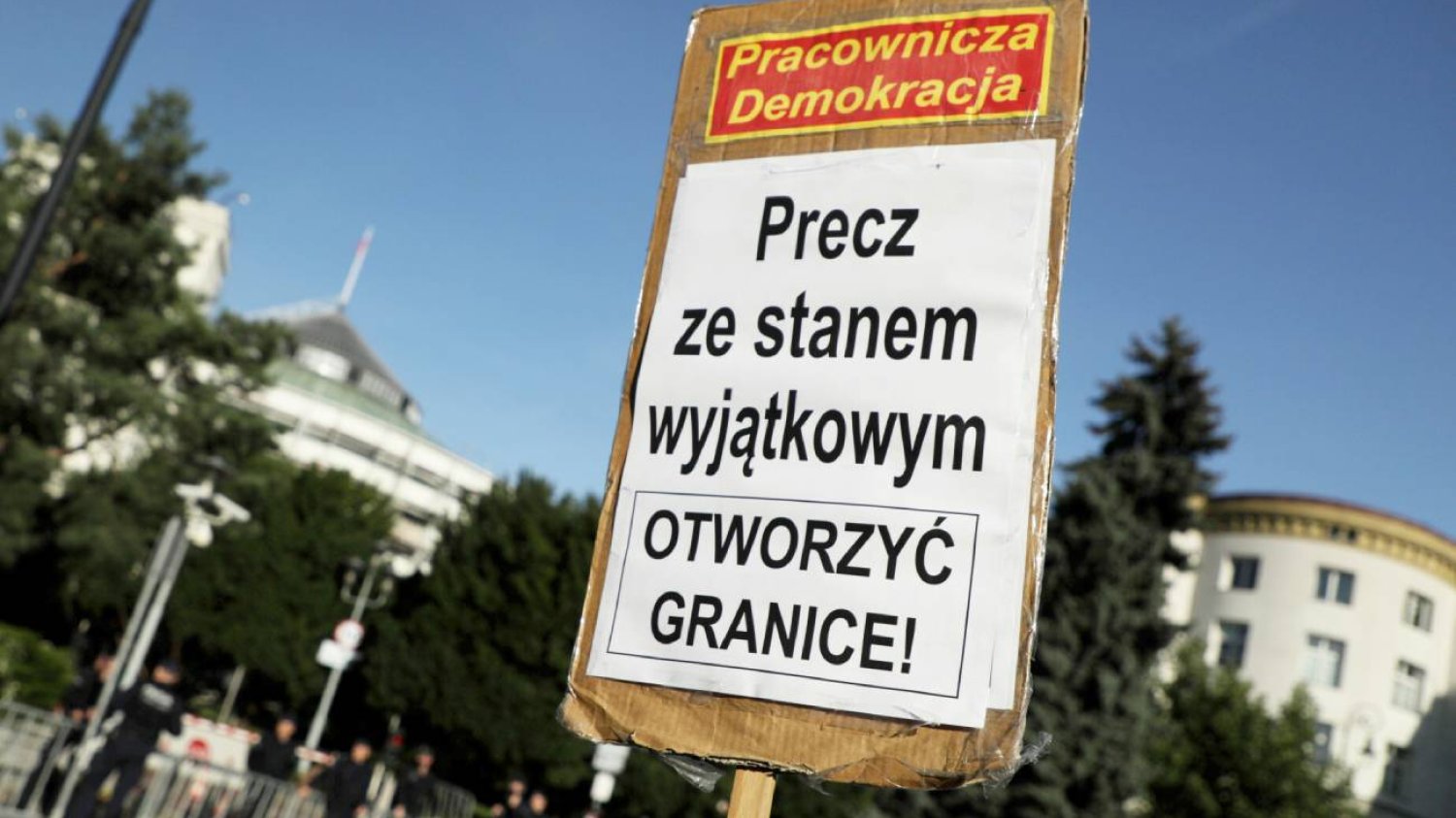 Protest dot. wprowadzenia stanu wyjątkowego