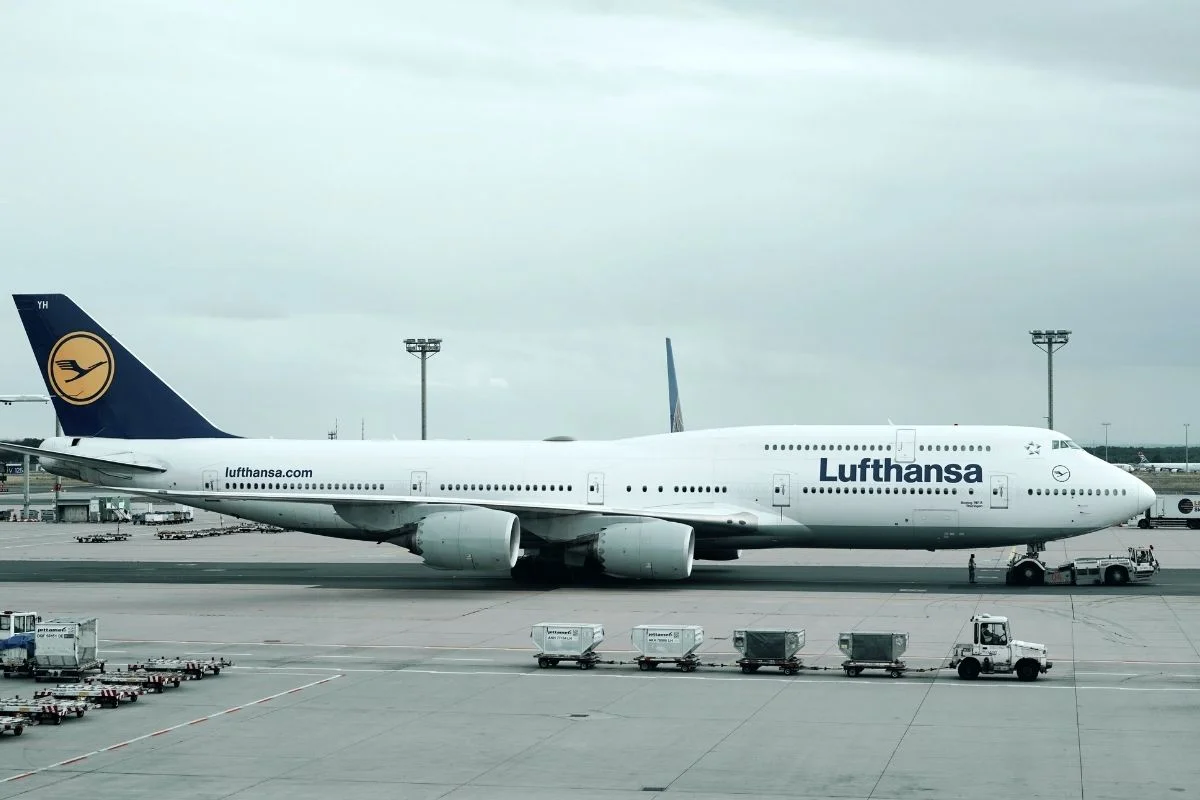 Boeing 747 w barwach Lufthansy