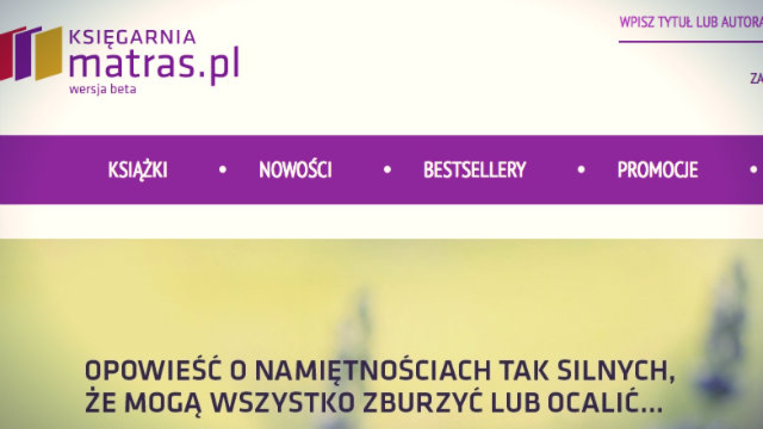 Spółka eComGroup zadeklarowała, że podejmie się uruchomienia na nowo księgarni Matras.pl