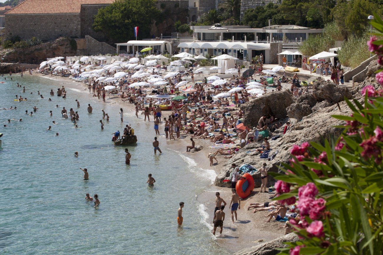 Plaża w Dubrowniku