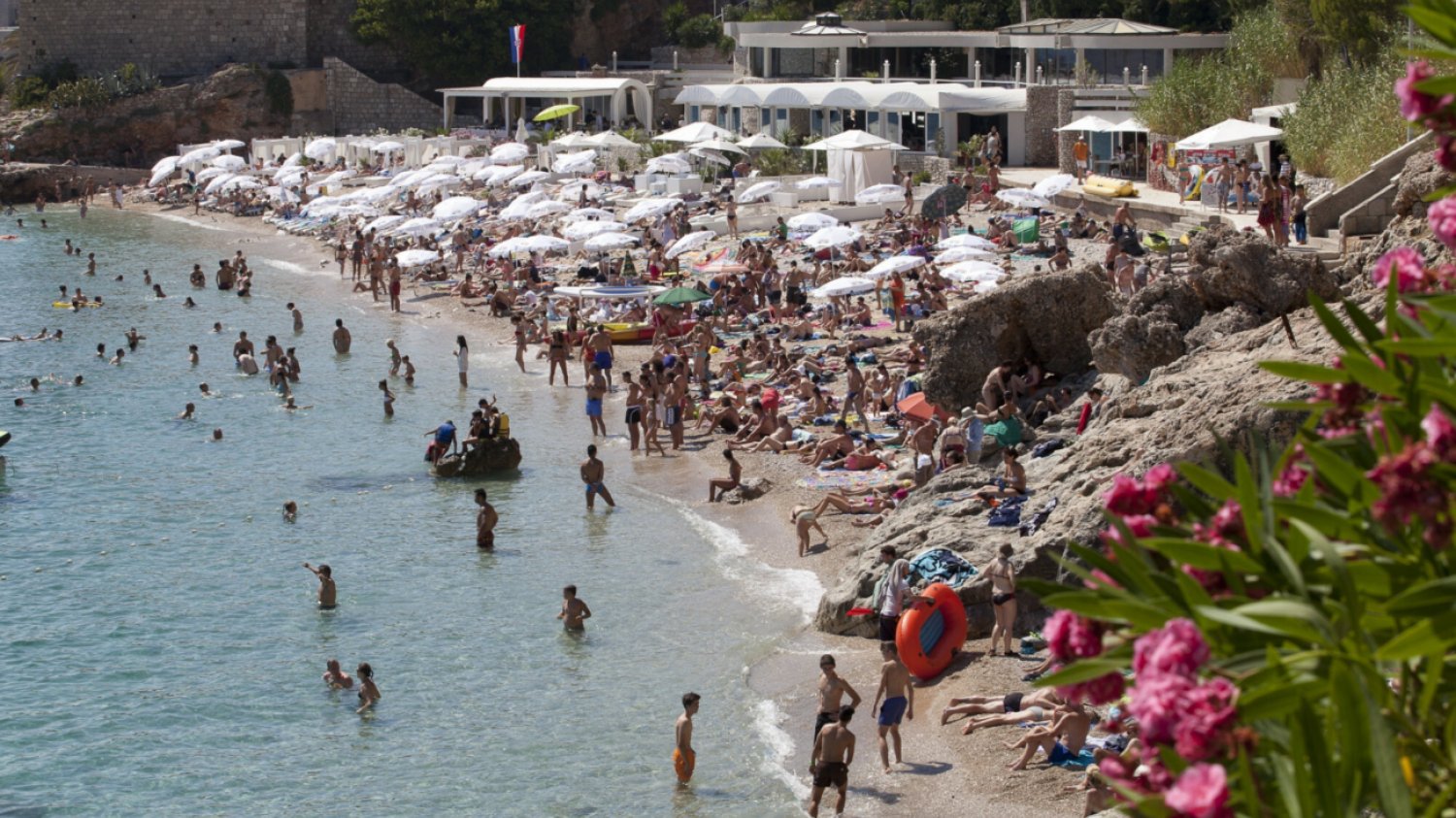 Plaża w Dubrowniku