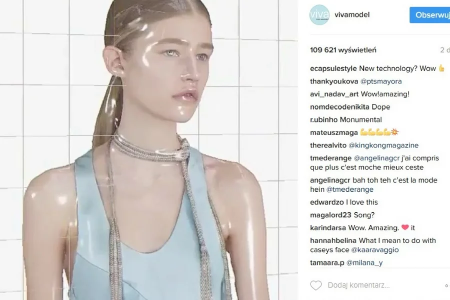 Kadr z klipu promującego jesienno-zimową kolekcję Louis Vuitton.