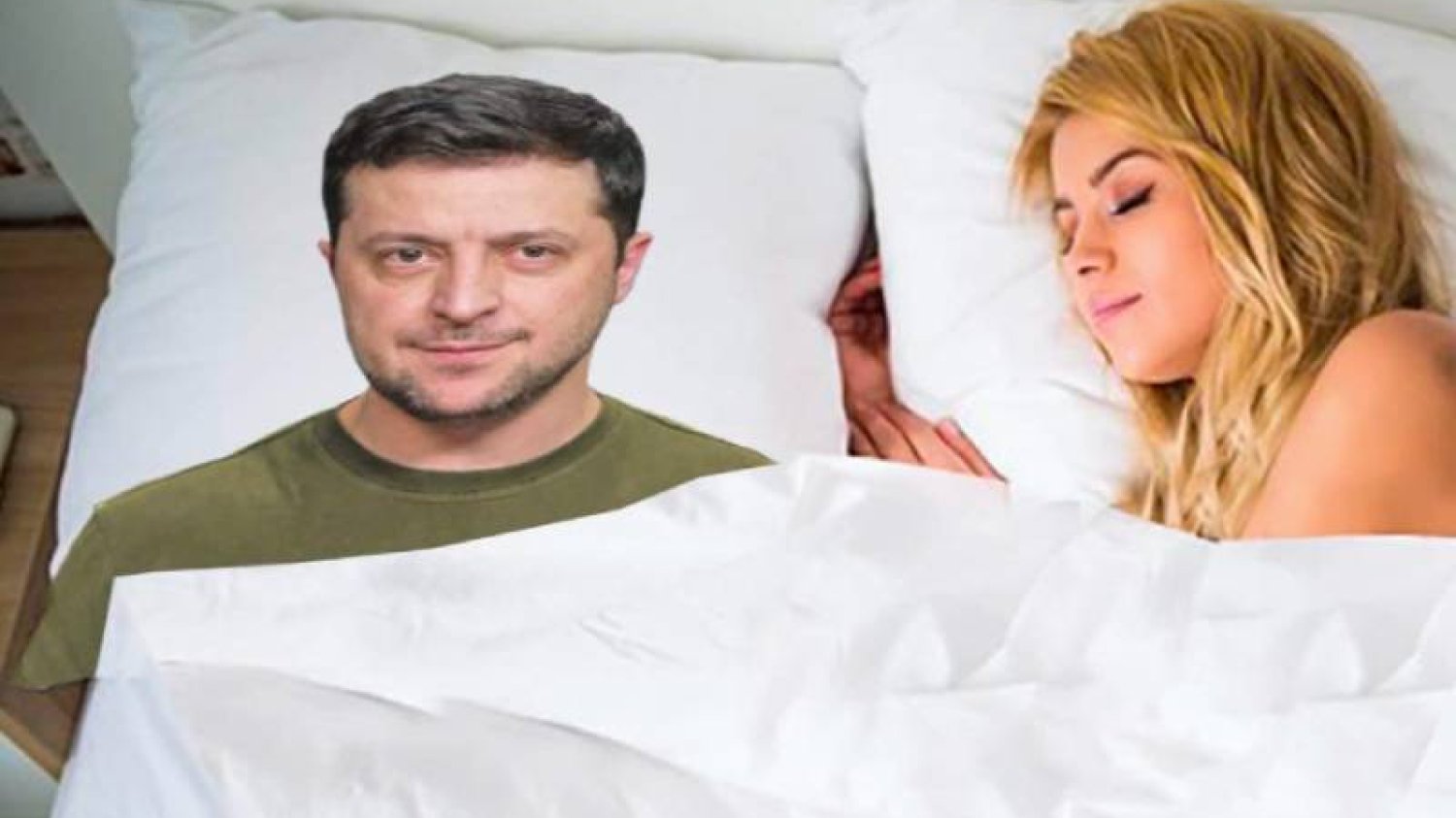 Poduszka z Zełeńskim.