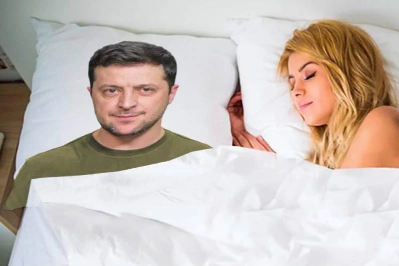 Poduszka z Zełeńskim.