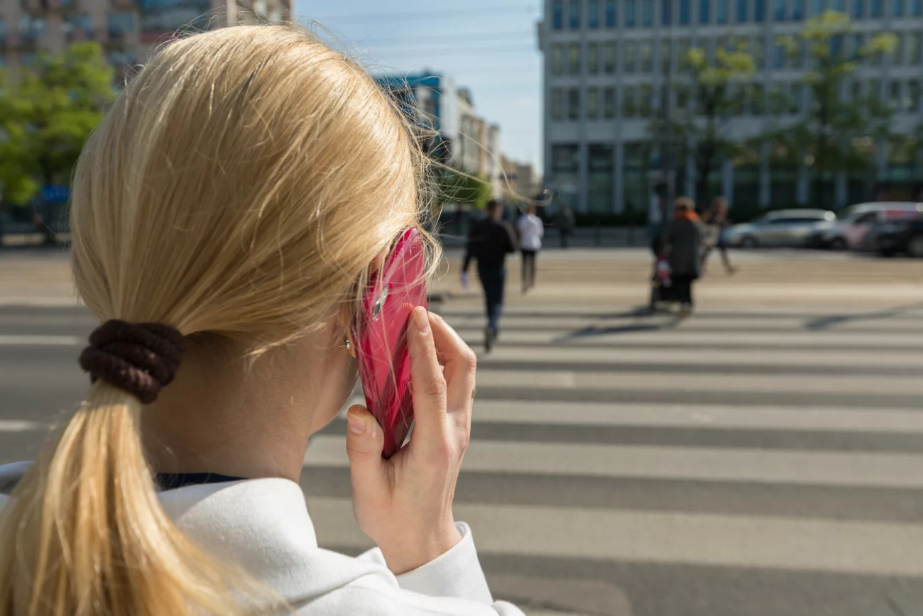 Rozmowa przez telefon