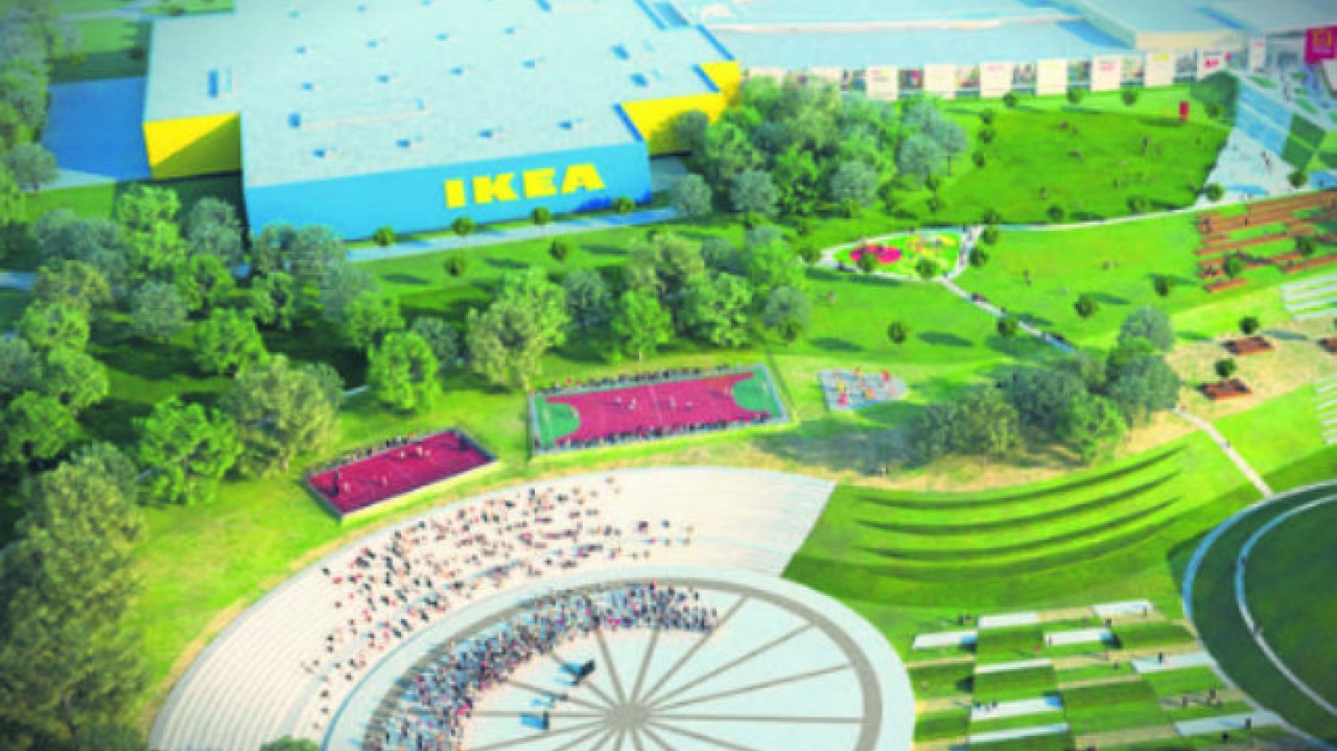 Ikea zamierza postawić w Zabrzu centrum handlowe o powierzchni 40 tys. metrów kwadratowych