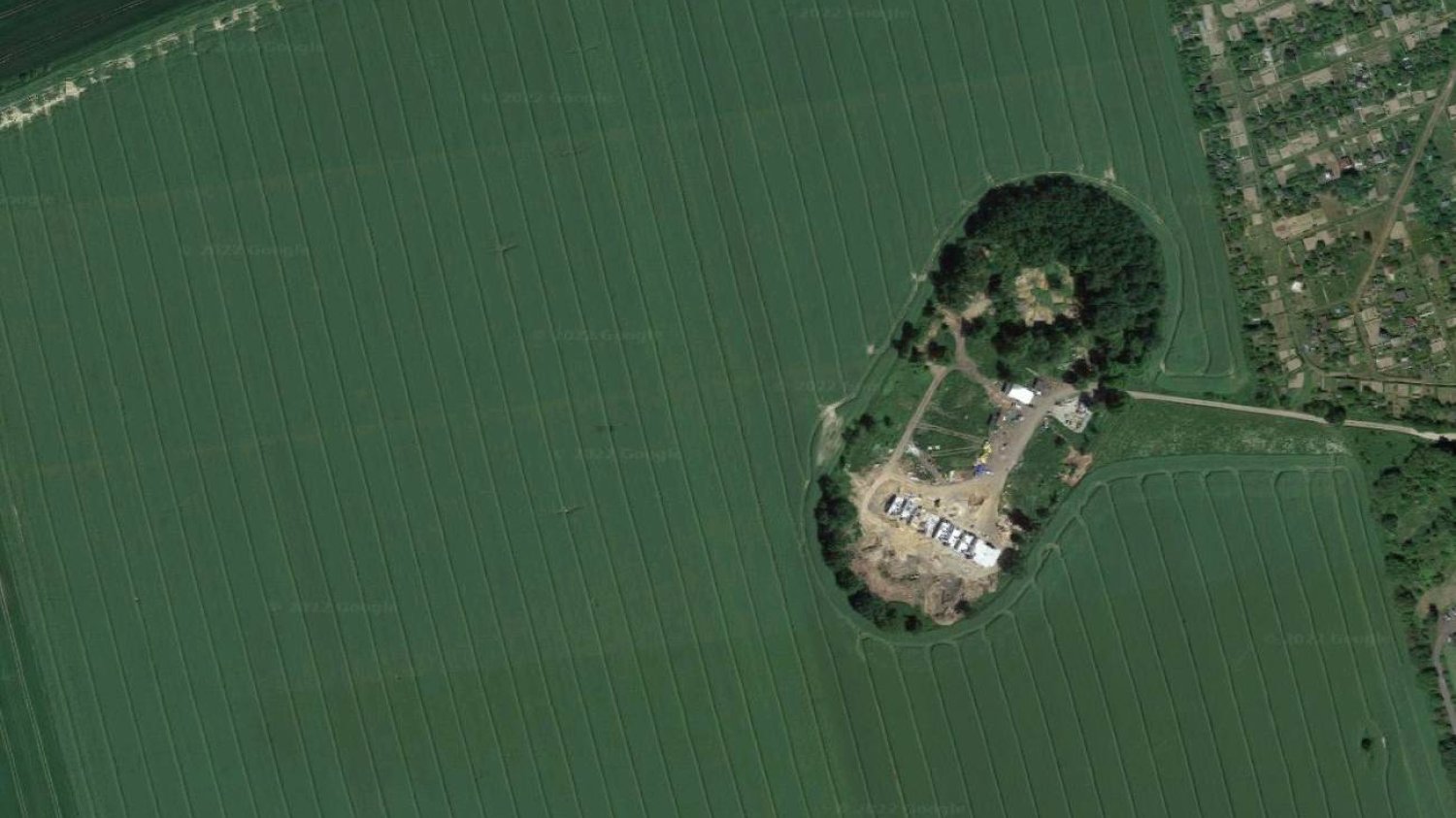 screen z Google Maps z osiedlem w Świdnicy
