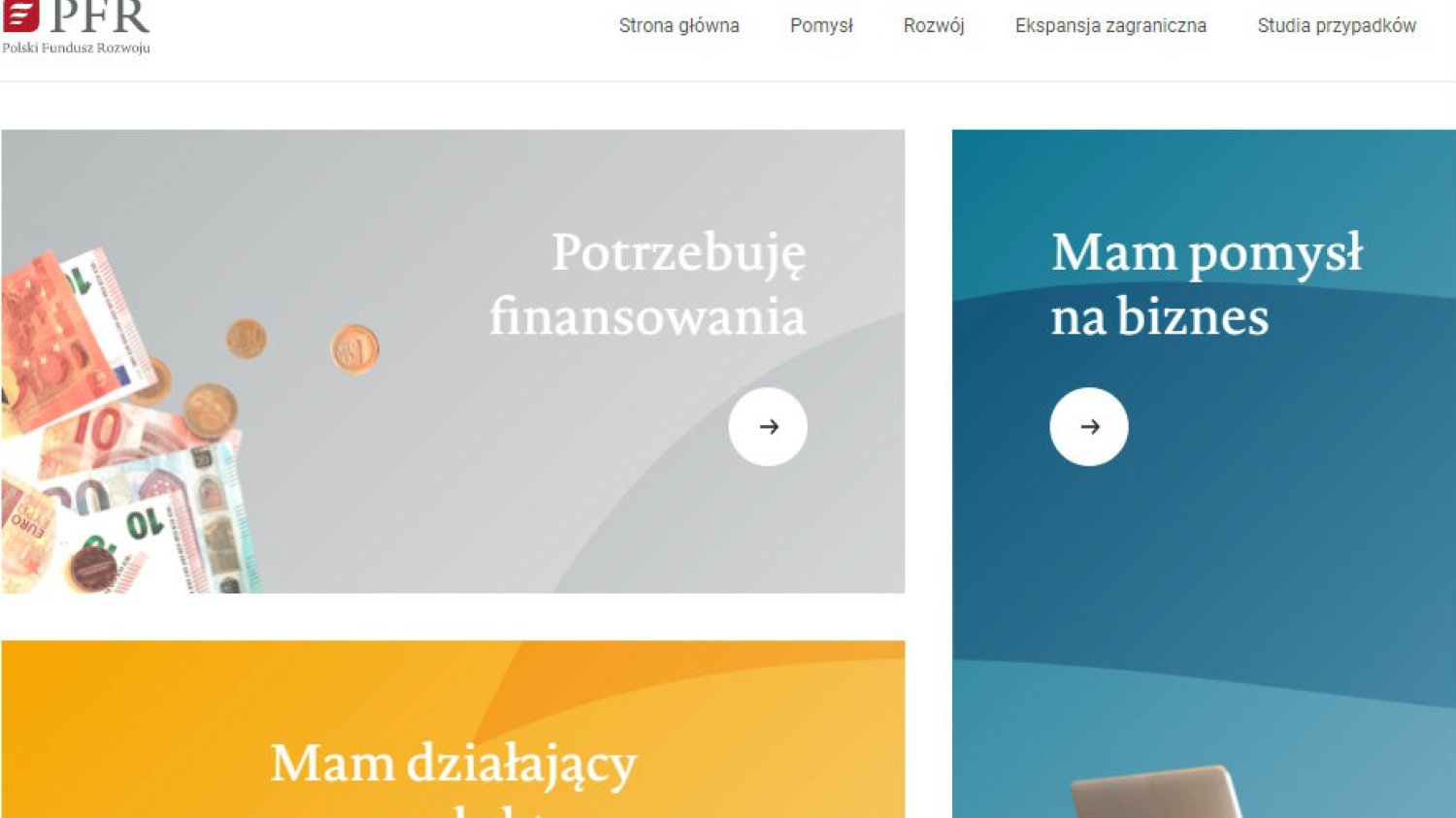 Polski Fundusz Rozwoju otworzył portal startup.pfr.pl