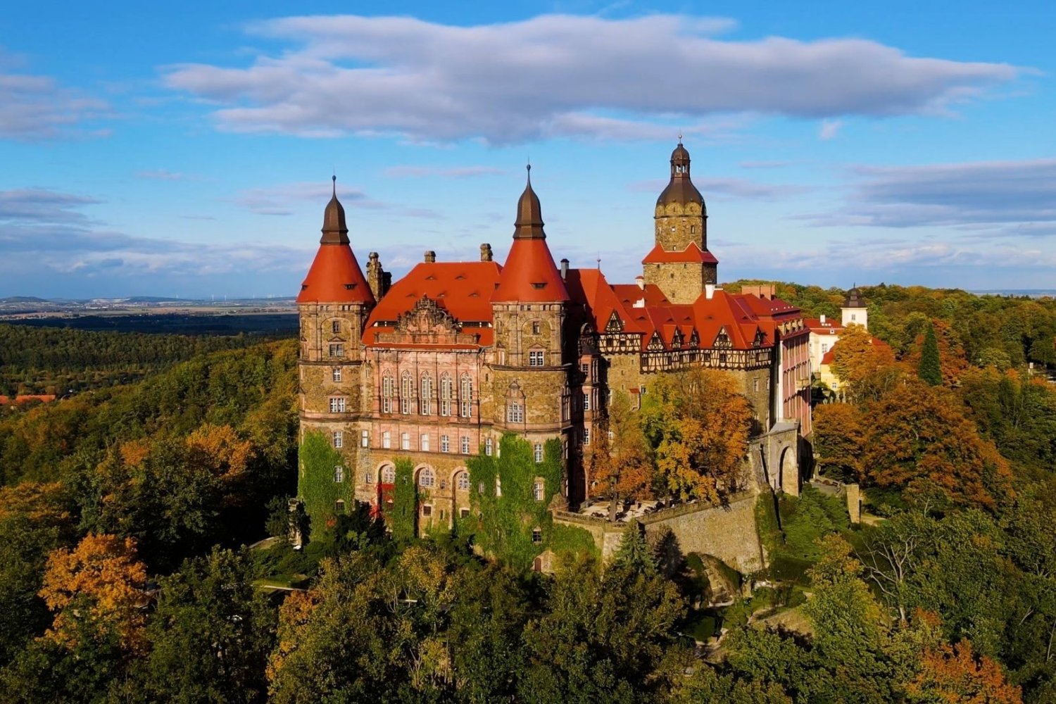 Zamek Książ w Wałbrzychu.