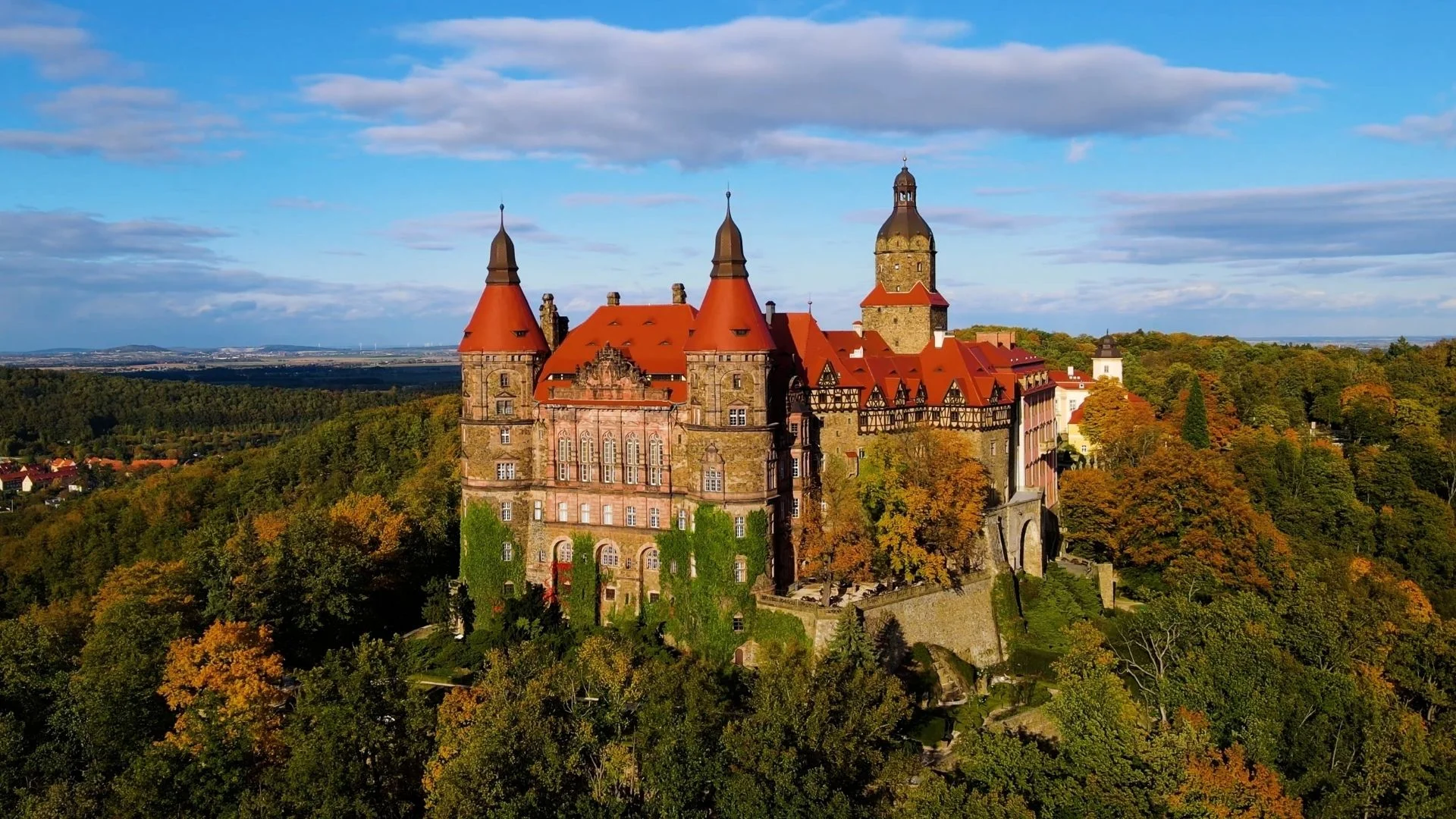 Zamek Książ w Wałbrzychu.