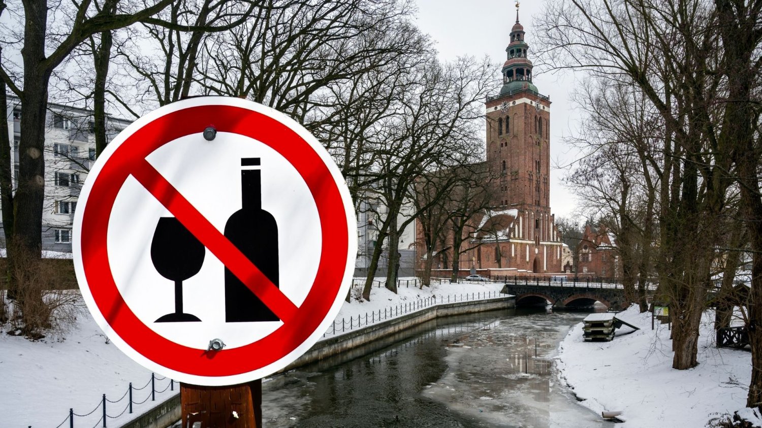 Zakaz alkoholu i widok z Lidzbarku Warmińskiego. Miasto wprowadza ograniczenie sprzedaży alkoholu w godzinach nocnych.