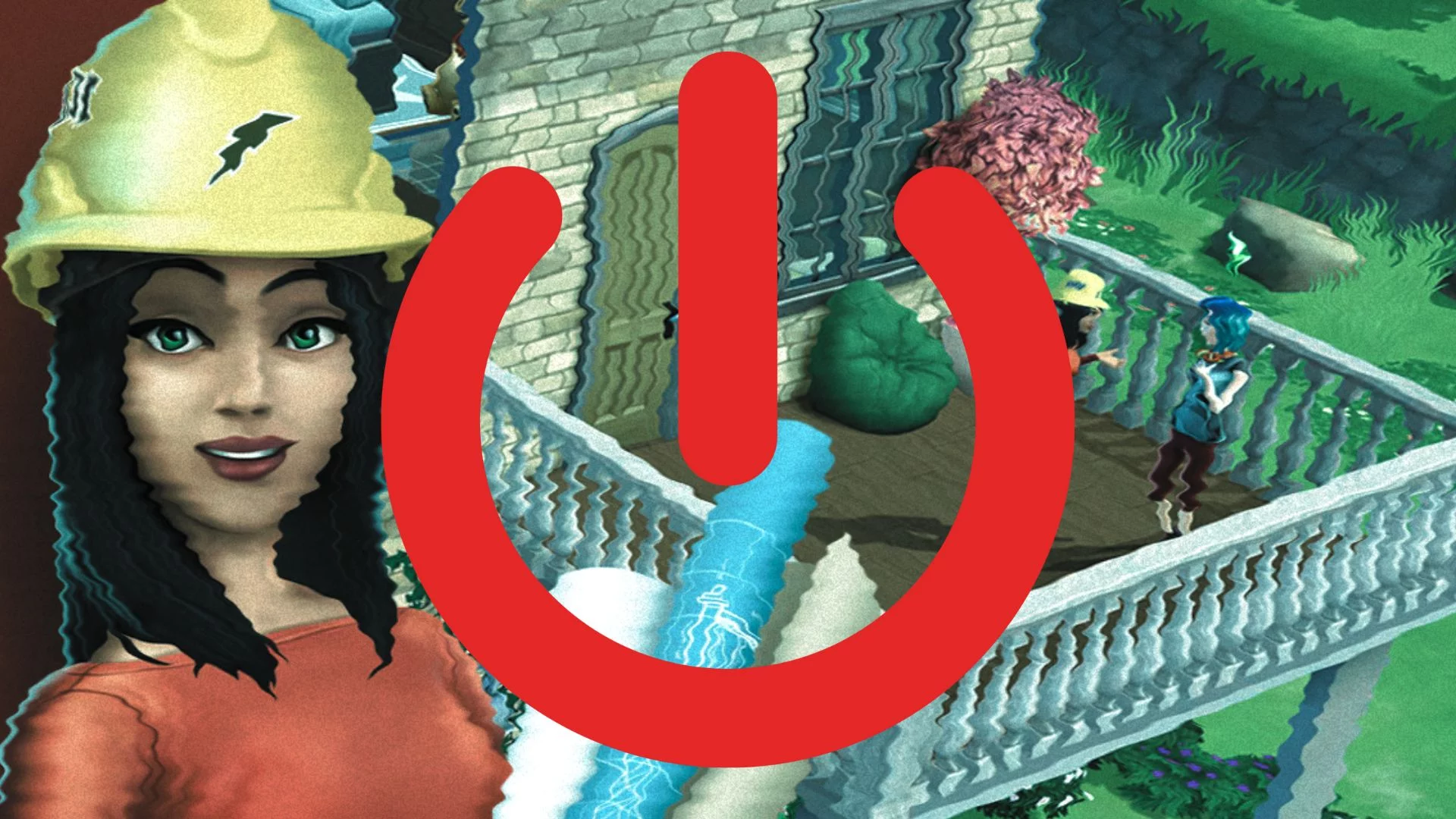 Grafika z gry The Sims Mobile i znaczek wyłączenia, serwery zostaną zamknięte w styczniu.