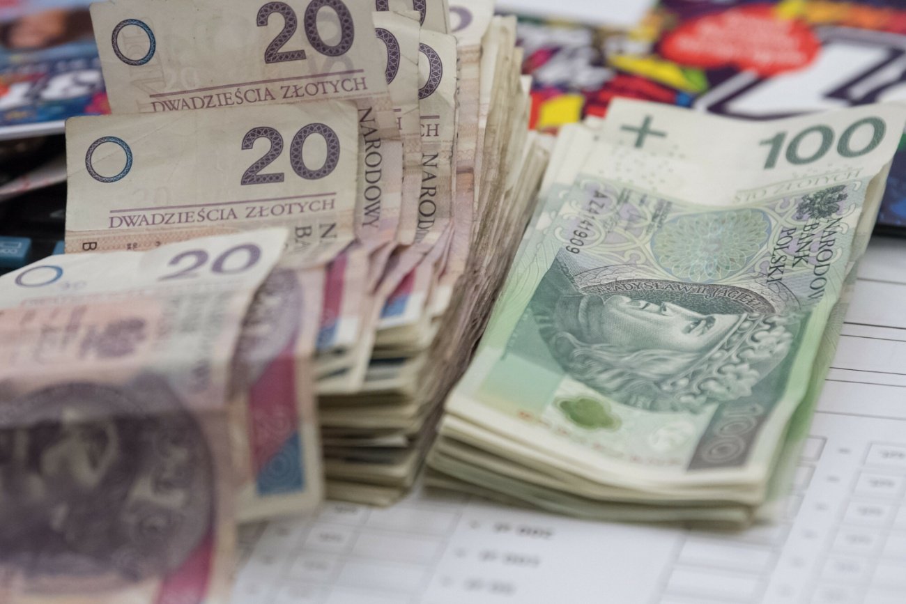 Banknoty polskie.