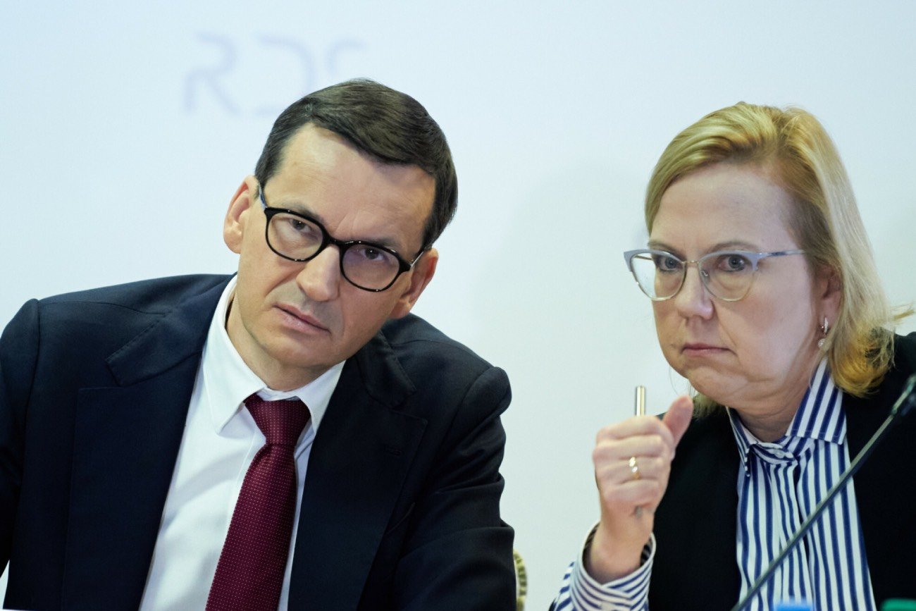 Mateusz Morawiecki i Anna Moskwa