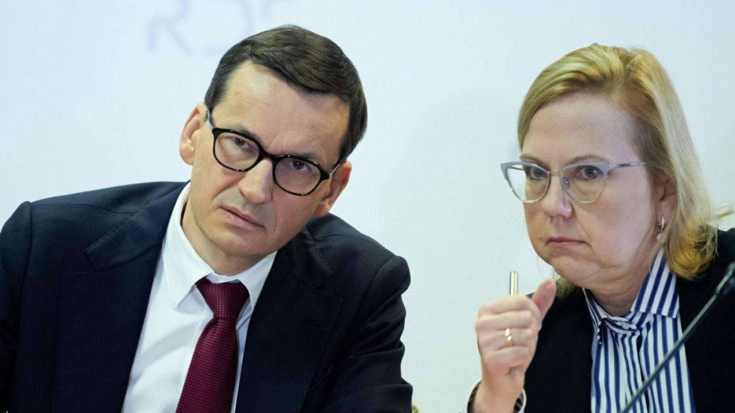 Mateusz Morawiecki i Anna Moskwa