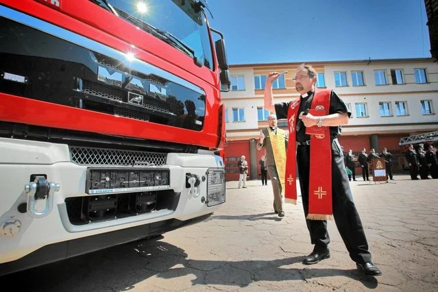 Wozy strażackie kupione dzięki funduszom unijnym.