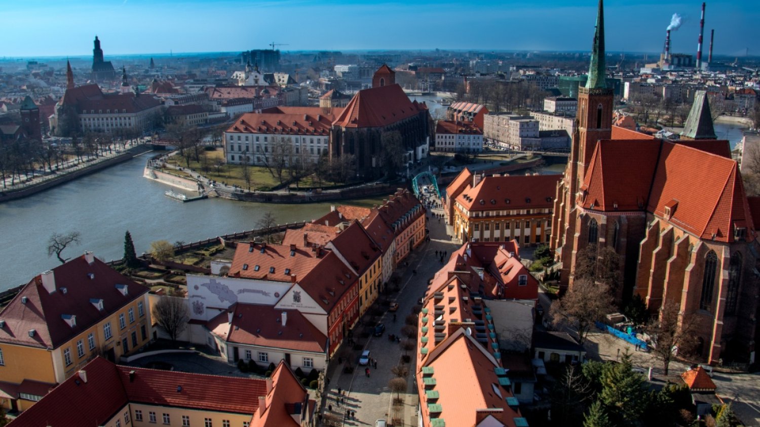 Panorama Wrocławia.