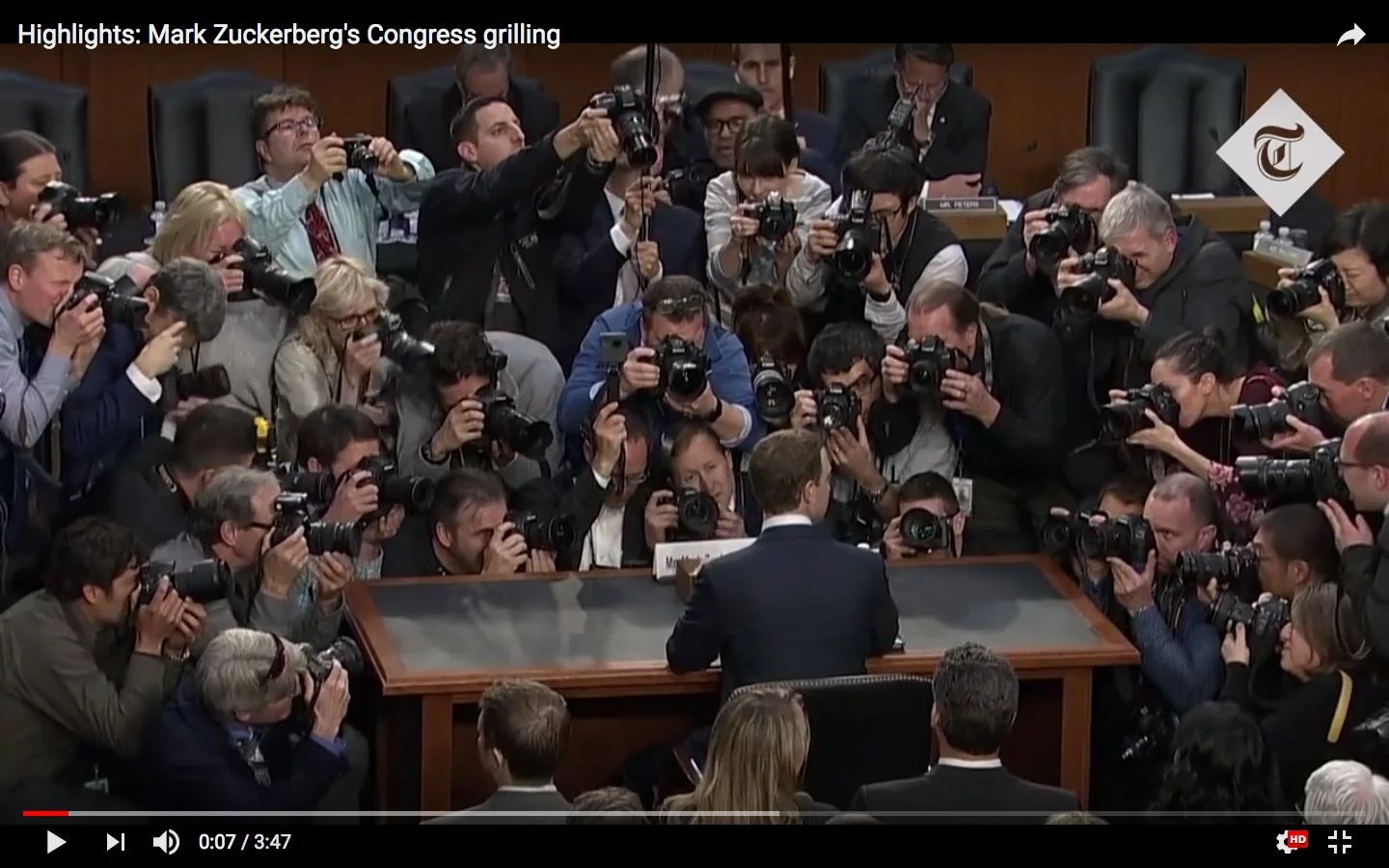 Wszystkie oczy zwrócone na Marka Zuckerberga, który zeznawał przed amerykańskim Kongresem.
