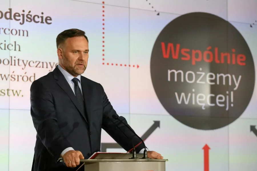 Minister Skarbu Państwa Dawid Jackiewicz.