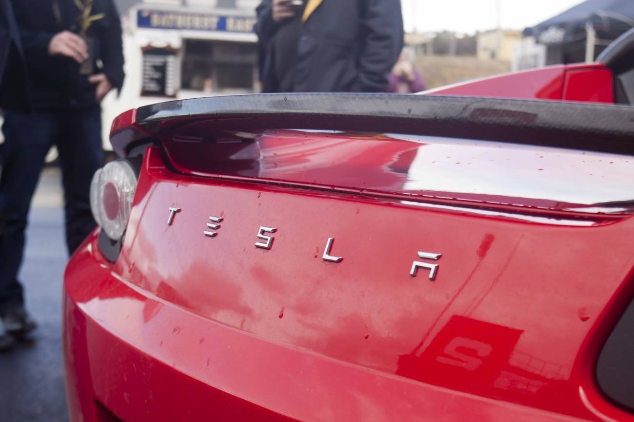 Samochód Tesla we Australii