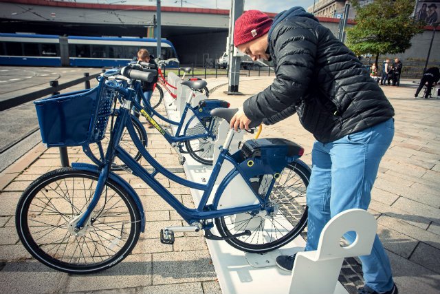 Krakowianie trochę się na rowery miejskie naczekali